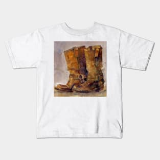 Cowboy Boots Kids T-Shirt